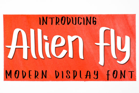 Allien Fly: A Script Handwritten Font That Makes Campaign Text Stand Out