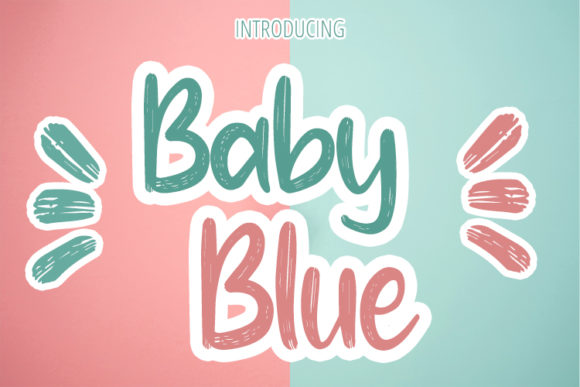 Baby Blue: A Sweet Script Handwritten Font for Thoughtful Design