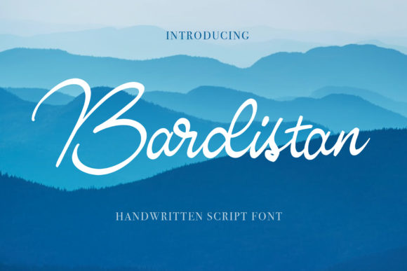 Bardistan: A Delicate Script Handwritten Font for Elegant Campaigns