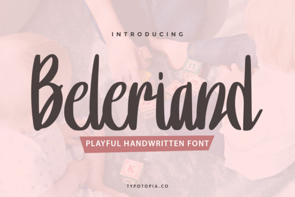 Beleriand: A Handwritten Font for Creative Expression