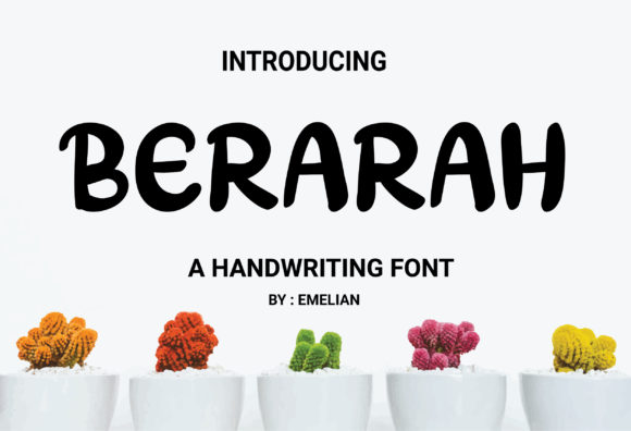 Berarah Font for Creative Makers