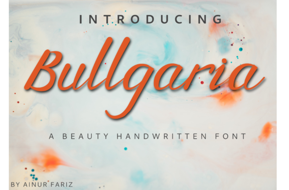 Bullgaria: A Delicate Script Handwritten Font for Thoughtful Publishing