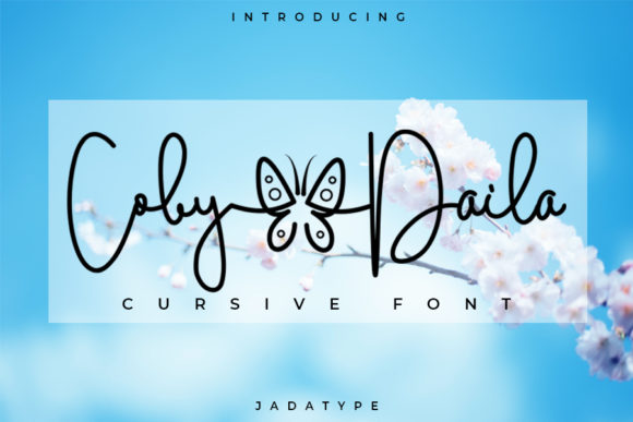Coby Daila: A Sweet Script Handwritten Font for Editorial Design