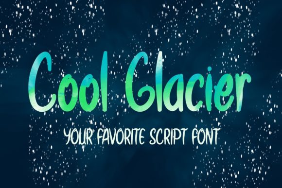 Cool Glacier Font for Creative Campaigns