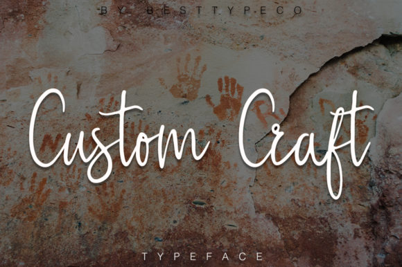 Custom Craft: A Script Handwritten Font for Real Business Branding