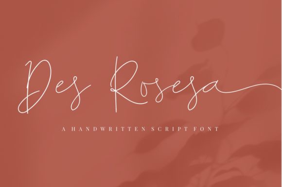 Des Rosesa: Elegant Script Handwritten Font for Real Design Work
