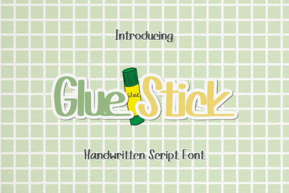 Glue Stick Font for Playful, Professional Branding