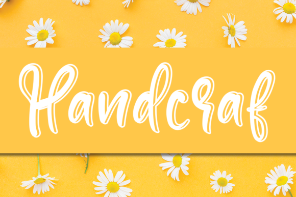 Handcraf: A Modern Handwritten Font for Digital Branding