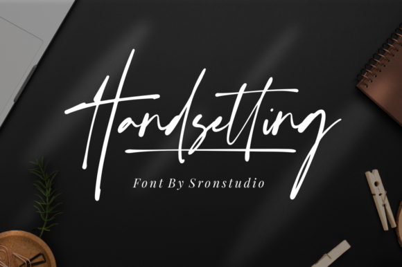 Handsetting Font: A Relaxed Handwritten Typeface for Branding