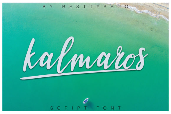 Kalmaros: A Fresh Calligraphy Font for Real Branding Work