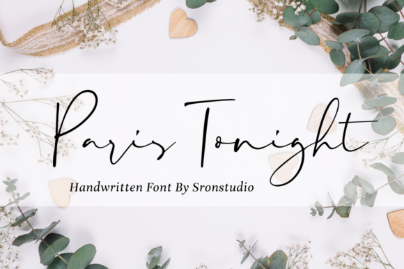 Paris Tonight: A Dreamy Script Handwritten Font for Romantic Branding