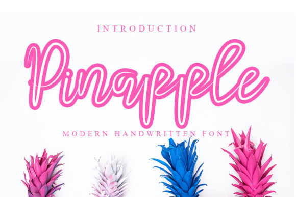 Pinapple Font for Business Branding