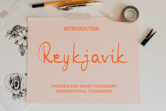 Reykjavik: A Relaxed Handwritten Font for Digital Branding
