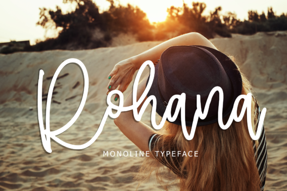Rohana: An Elegant Monoline Script Handwritten Font