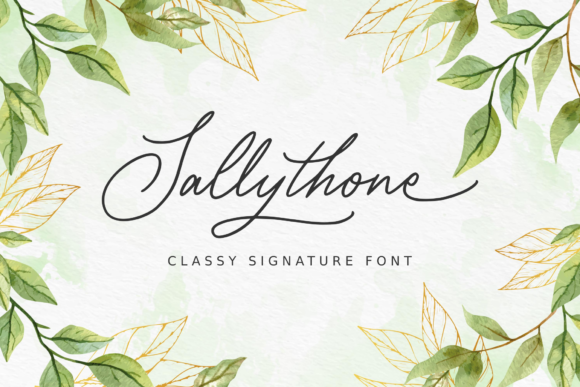 Sallythone: A Classy Script Handwritten Font for High-Impact Marketing