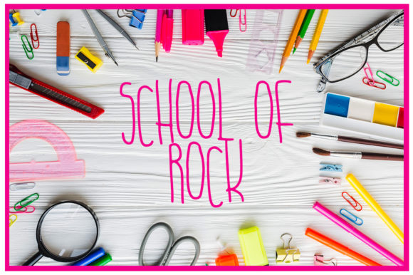 School of Rock: A Friendly Handwritten Font for Real Design Work