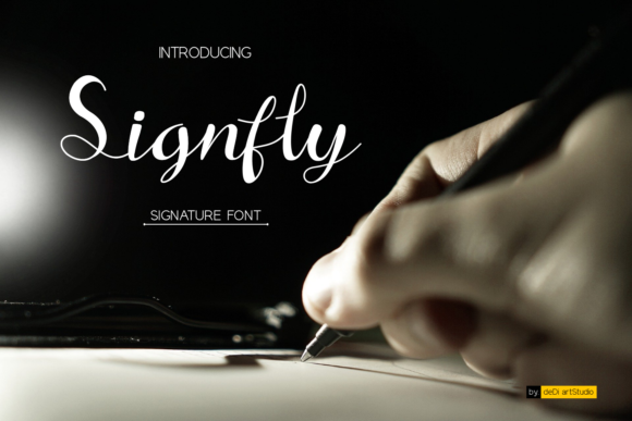SignFly: A Classic Script Handwritten Font for Elegant Campaigns