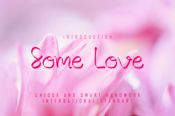 Some Love Script Handwritten Font for Crafters & Sellers