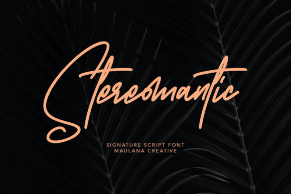 Stereomantic Font for Authentic Brand Voice