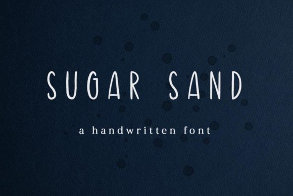 Sugar Sand: A Script Handwritten Font That Makes Headlines Feel Human