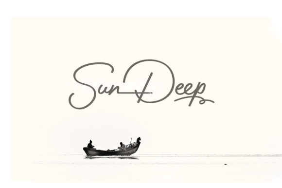Sun Deep: A Luxurious Script Handwritten Font for Makers