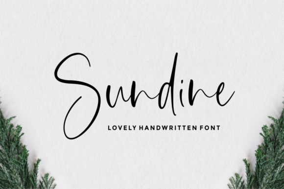 Sundine: A Script Handwritten Font for Editorial Charm