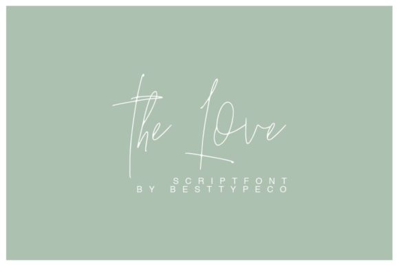 The Love: A Timeless Script Handwritten Font for Scroll-Stopping Branding