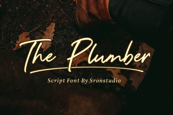 The Plumber: A Delicate Script Handwritten Font for Editorial Elegance