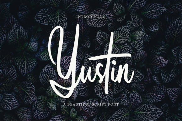 Yustin: A Script Handwritten Font That Makes Campaigns Feel Human